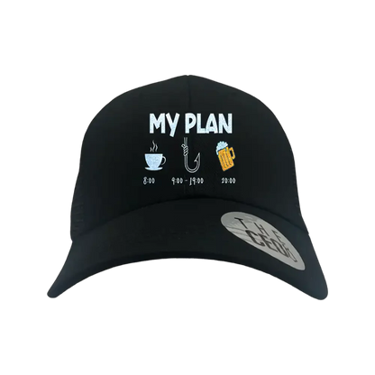 My Fishing Plan Embroidered Trucker Hat
