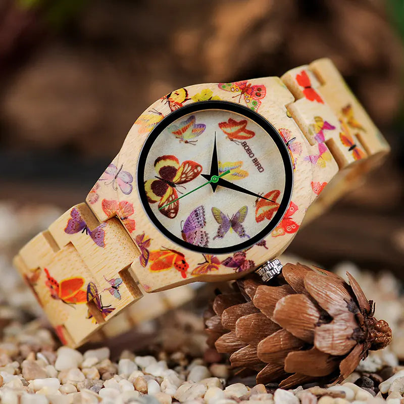 Casual Wood Watch - Quartz All-Wood Women's Watch