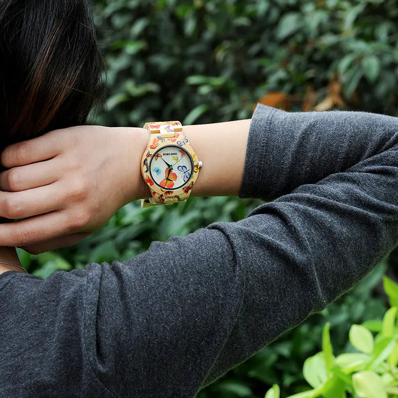 Casual Wood Watch - Quartz All-Wood Women's Watch